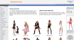 Desktop Screenshot of maskeddesires.com